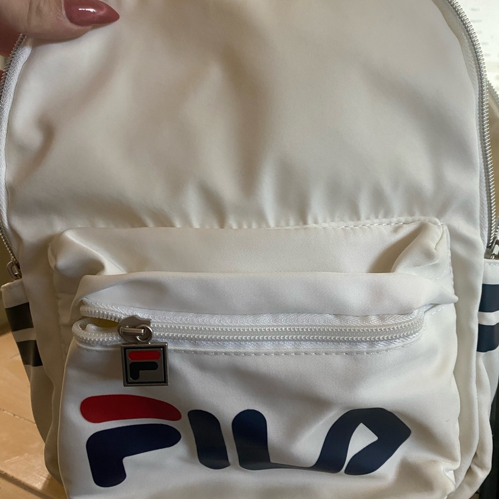 FILA Cream and Navy Backpack for Men